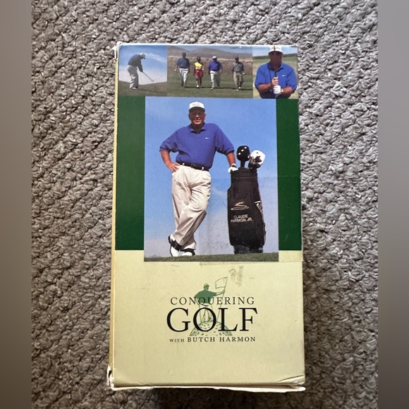 Christmas / Father’s Day! Conquering Golf with Butch Harmon VHS Complete Set - Picture 1 of 7